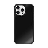 CASETiFY Mirror Case for iPhone 16 Pro Max [Reflective / 4.9 ft. 1X Military Grade Drop Protection/Compatible with Magsafe] - Black on Black