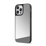 CASETiFY Mirror iPhone 13 Pro Case [5ft Drop Protection/Compatible with Magsafe] - Silver on Black