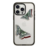 CASETiFY Impact iPhone 15 Pro Max Case [4X Military Grade Drop Tested / 8.2ft Drop Protection] - MONEYFLY iPhone CASE by SUE TSAI - Clear Black