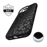 VELVET CAVIAR Black Leopard Cheetah Print Phone Case for iPhone 16 Pro Max - Compatible with MagSafe [10ft Drop Tested]