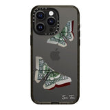 CASETiFY Impact iPhone 15 Pro Max Case [4X Military Grade Drop Tested / 8.2ft Drop Protection] - MONEYFLY iPhone CASE by SUE TSAI - Clear Black