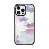 CASETiFY Impact Case for iPhone 16 Pro Max [Slim / 8.2 ft. 4X Military Grade Drop Protection/Compatible with Magsafe] - Clouds - Clear Black