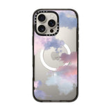 CASETiFY Impact Case for iPhone 16 Pro Max [Slim / 8.2 ft. 4X Military Grade Drop Protection/Compatible with Magsafe] - Clouds - Clear Black