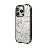 CASETiFY Compact Case for iPhone 16 Pro Max [Lightweight / 4 ft. 2X Military Grade Drop Protection/Slim] - Wildflower Friday - Clear Black