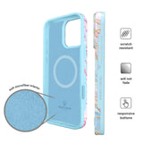 VELVET CAVIAR for iPhone 16 Pro Max Case Marble - Cute Protective Cover for Women - Compatible with MagSafe [10ft Drop Tested] - Holographic, Blue, Pink