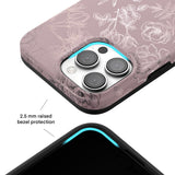 VELVET CAVIAR for iPhone 16 Pro Max Case Flowers Floral - Compatible with MagSafe [10ft Drop Tested] - Purple, Rose Gold