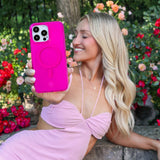 VELVET CAVIAR for iPhone 16 Pro Max Case Neon Hot Pink - Compatible with MagSafe [10 ft Drop Tested]