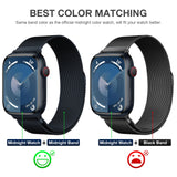 Stainless Steel Milanese Loop Compatible with Apple Watch Band 46mm 42mm 44mm 45mm 49mm 38mm 40mm 41mm men and women, Mesh Loop Magnetic Clasp Replacement for iWatch Bands Ultra Series 10 9 8 7 SE 6 5 4 3 2 1