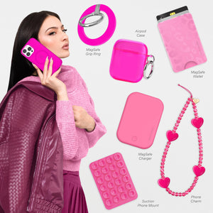 VELVET CAVIAR for iPhone 16 Pro Max Case Neon Hot Pink - Compatible with MagSafe [10 ft Drop Tested]