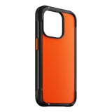 NOMAD Rugged Case for iPhone 15 Pro Case Compatible with MagSafe & Wireless Charging, 15ft Shockproof, 360 Protective Bumper Phone Case - Ultra Orange