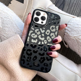 VELVET CAVIAR Black Leopard Cheetah Print Phone Case for iPhone 16 Pro Max - Compatible with MagSafe [10ft Drop Tested]